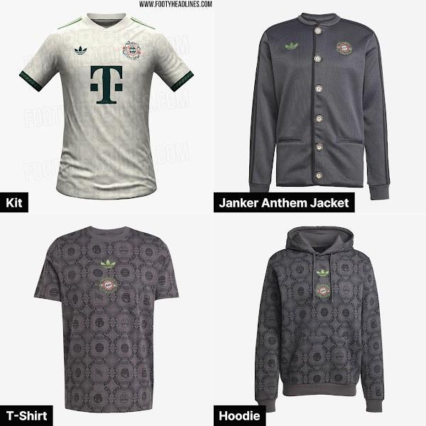 皇冠体育官网-拜仁25/26赛季啤酒节球衣曝光：米白色为主搭配优雅墨绿边纹